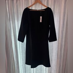 NWT J. Crew Classic Black Dress